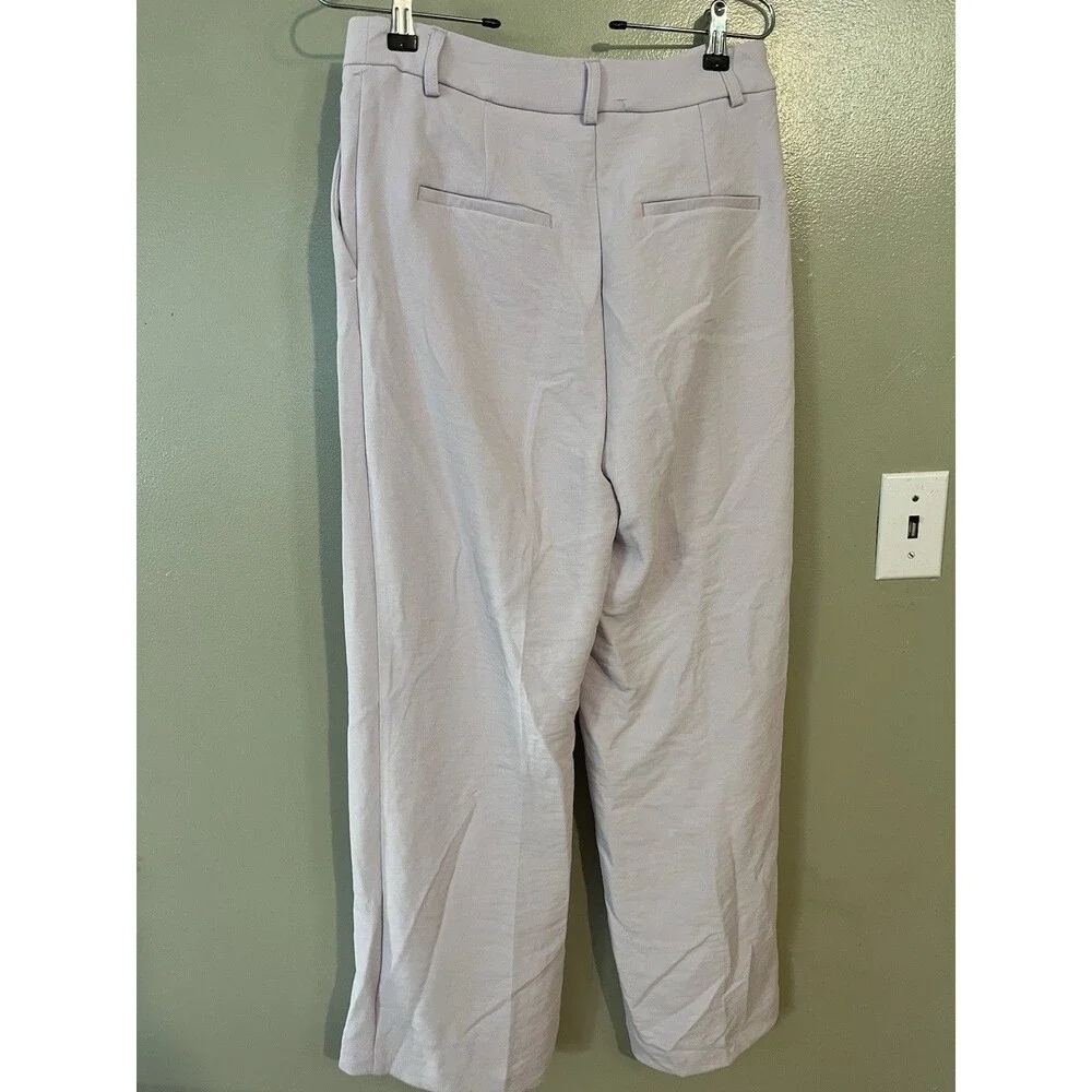 House Of Harlow Womens Wide Leg Pleated Front Dress Pants Lilly Size 6 New